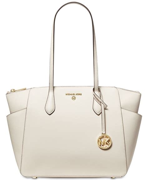 michael michael kors medium walsh leather tote|Michael Kors marilyn medium tote.